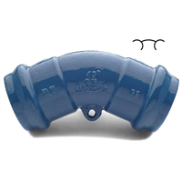 COUDE 2E 1/8 PVC 90 PN16