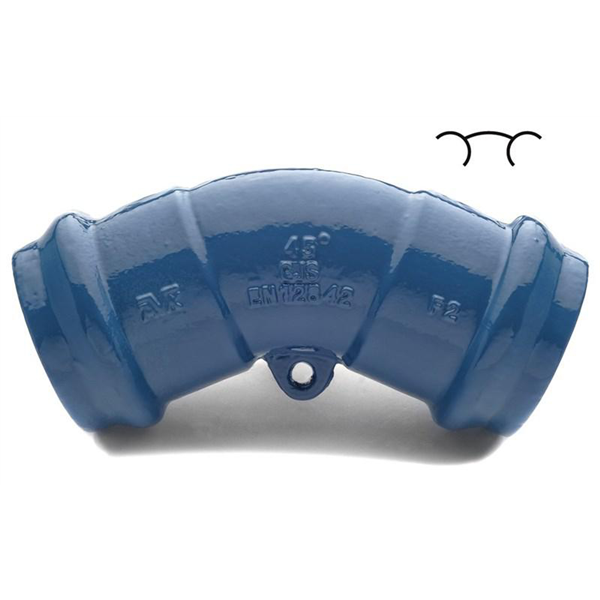 COUDE 2E 1/8 PVC 90 PN16