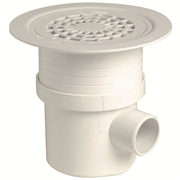 SIPHON P/REVETEMENT SOL PLASTIQUE GRILLE PVC