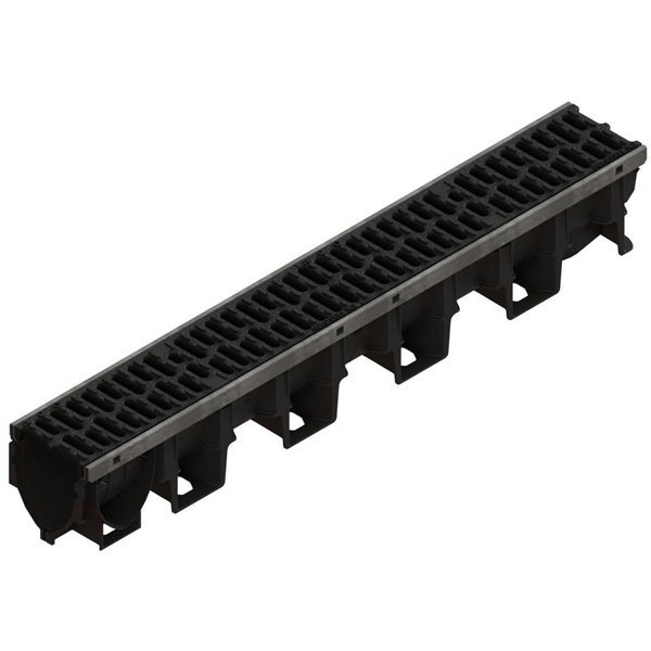 ACO XTRADRAIN 100S PP HT 150MM GRILLE PASSERELLE FONTE D400