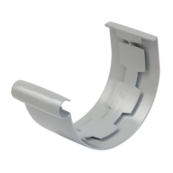 Jonction de gouttière à coller - LG25 JNC25 - Gris clair