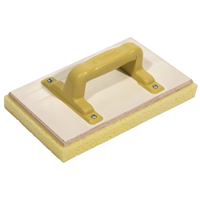Taloche éponge rectangulaire sur plateau bois - Taliaplast - 25,0 CM x 14,0 CM - ép.mousse 2,50 CM