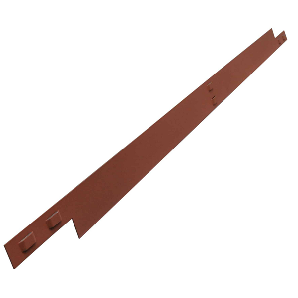 Bordure en acier Galvanisé Rouille - 100 mm x 2,00 ml x 2 mm