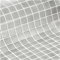 Mosaïque en émaux de verre grip Safe Gris - carreau de 2,5 x 2,5 cm - trame de 31,2 x 49,5 cm