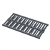 Grille pour caniveau en fonte C250 PMR - 750,0 mm x 500,0 mm - Hauteur 65,00 mm - Largeur de caniveau 380 à 450 mm