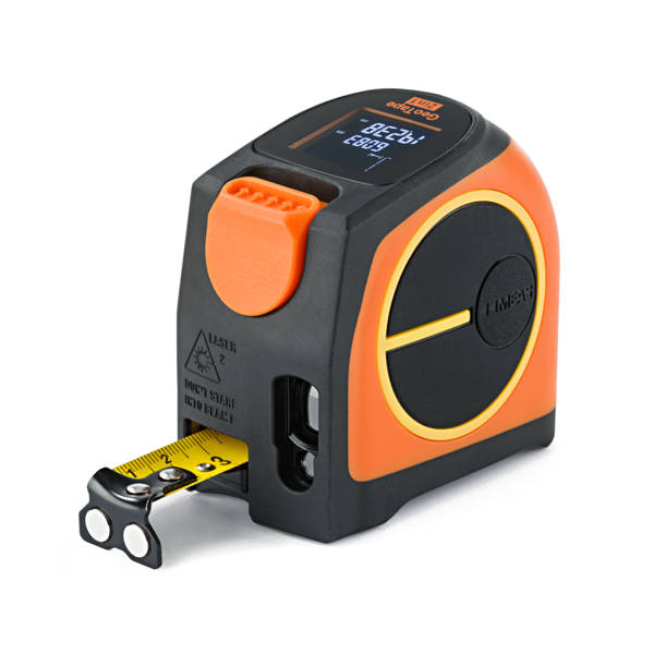 Télémètre laser GeoTape 2in1 avec ruban intégré de 5 mètres - Geo Fennel - Portée 20 mètres