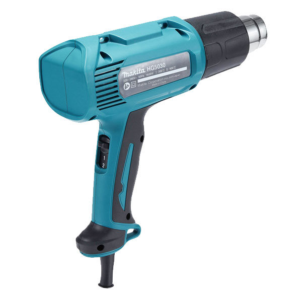 Décapeur thermique Makita HG5030K - 1600W - 350°C à 500°C - En coffret avec kit buse