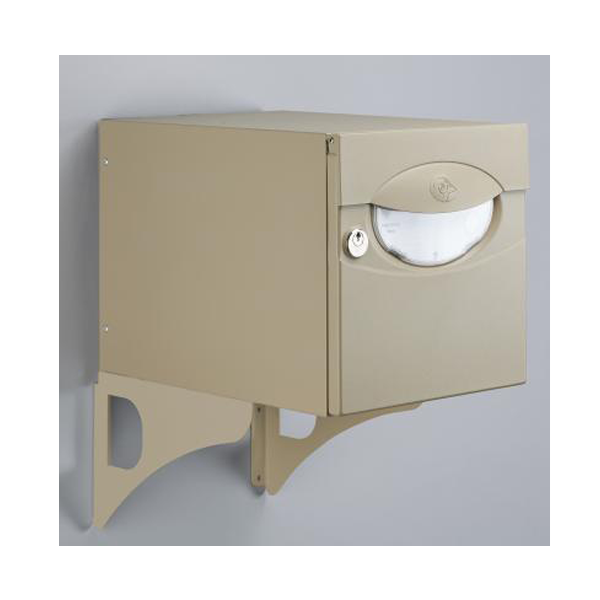 Équerres murales Decayeux pour boite aux lettres - 300 x 30 x 250 mm - Acier vert - Lot de 2