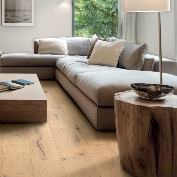 Carrelage antidérapant effet parquet en grès cérame rectifié - New Derby GRIP - 120,0 CM x 20,0 CM - ép. 9,50 MM - Miele