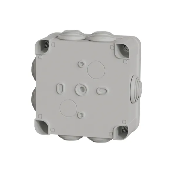 Boîte de dérivation en saillie Schneider Mureva Box étanche IP55 - 7 entrées de câble de 25 mm - 105x105x55 mm