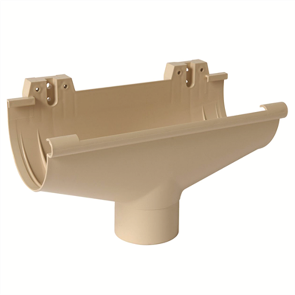 Naissance de dilatation à coller 1/2 rond développé de 25 diamètre 80 mm - couleur sable