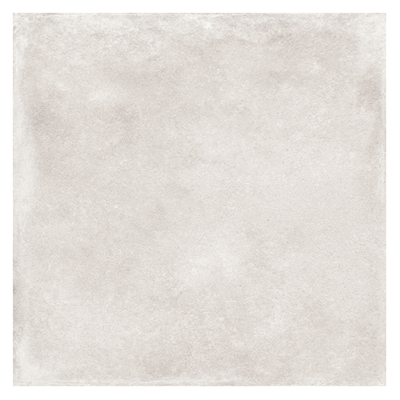 Carrelage intérieur en grès cérame émaillé effet béton Vincennes - 60,8 cm x 60,8 cm - ép. 9,50 mm - Blanco