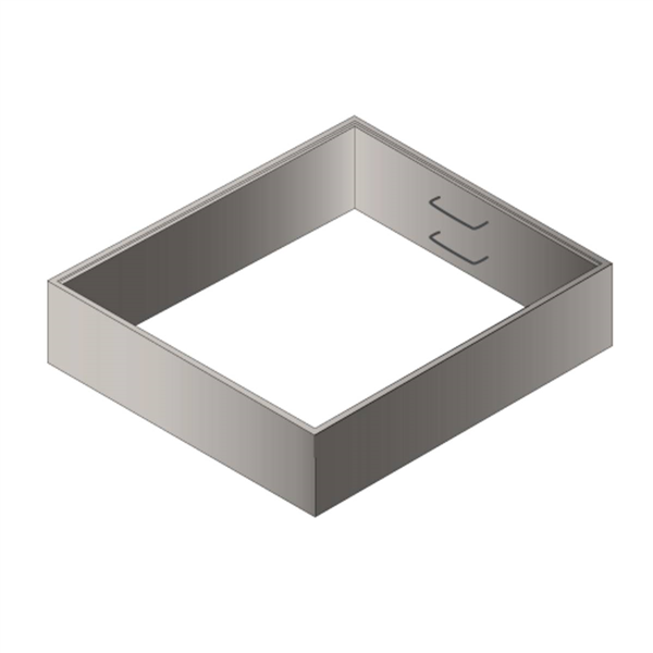 Elément de regard carré 2000x2000 - H600 - 2 échelons