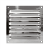 Grille de ventilation à persienne avec moustiquaire - 300 x 300 mm - Aluminium anodisé
