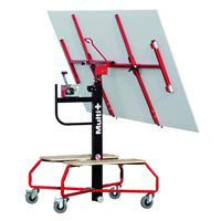 Lève plaque Taliatop Multi+ avec 2 tablettes porte-outils - hauteur plafond jusqu'à 4 m - charge utile 70 kg