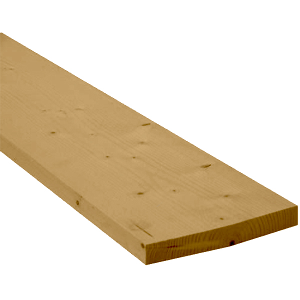 Planche de coffrage en sapin - bois de choix 4 - 300 MM x 27 MM - longueur 4,00 M