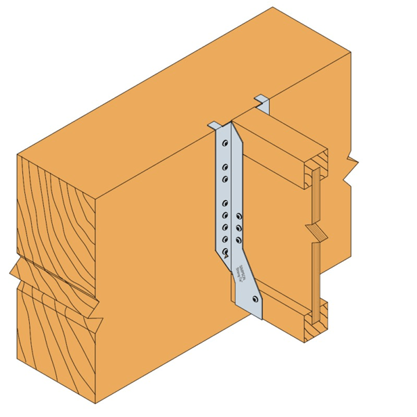 Étrier IUSE à brides latérales acier galvanisé Hauteur 299 mm Largeur 61 mm