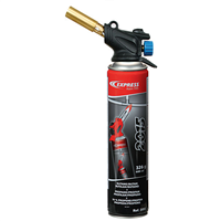 Lampe à souder 343 avec lance à flamme Dard allumage piezo à retournement avec cartouche gaz