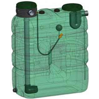 CITERNE DE STOCKAGE     3000L VERT