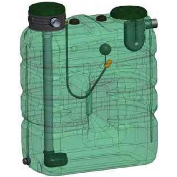 CITERNE DE STOCKAGE     3000L VERT