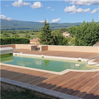 Lame de terrasse en bois exotique Ipé lisse - Classe 5 - 145 MM x 21,00 MM - Longueur 3,00 M