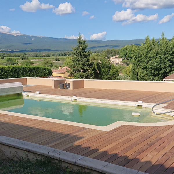 Lame de terrasse en bois exotique Ipé lisse - Classe 5 - 145 MM x 21,00 MM - Longueur 3,00 M