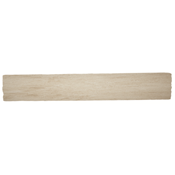 Plinthe de carrelage intérieur en grès cérame effet pierre Pietra Di Lecce - 50,0 CM x 8,0 CM - Avorio