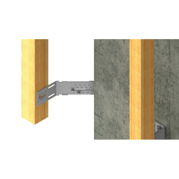 Équerre angle de mur sortant ITE Simpson AB45C
