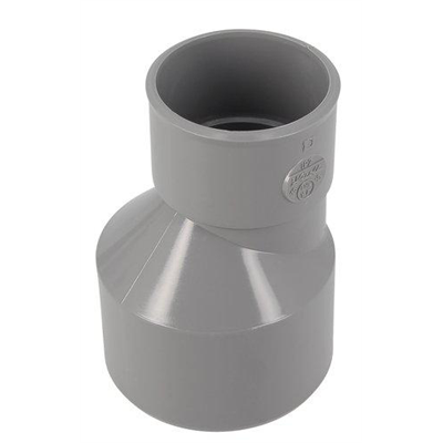 Réduction extérieure excentrée PVC - mâle/femelle - Ø 75/50 mm