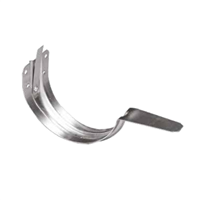 Crochet bandeau Vadot gouttière demi-ronde - Dos nervuré - Développé 25 cm - Boudin 14 mm