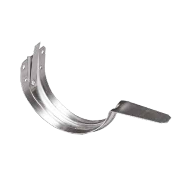 Crochet bandeau Vadot gouttière demi-ronde - Dos nervuré - Développé 25 cm - Boudin 14 mm