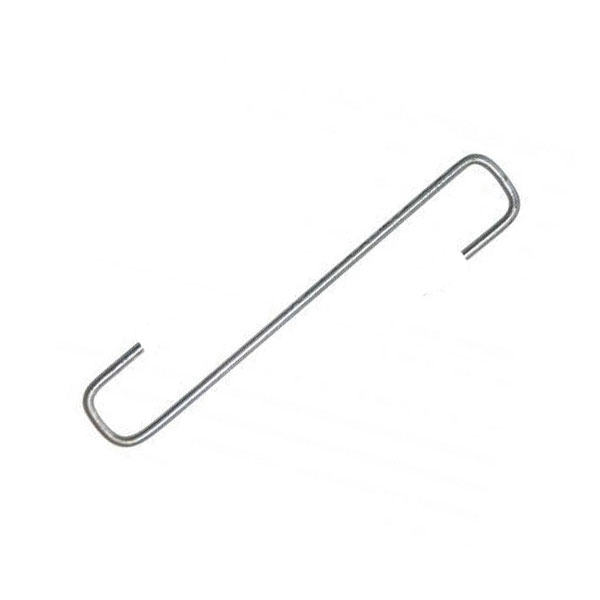 Crochet tuile canal 12 cm acier galvanisé boucle carrée - boîte de 5 kg