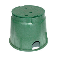 Regard de vanne rond 10" en PEHD pour électrovannes et compteurs