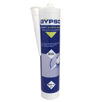 Mastic joint acrylique à peindre Gypso pour intérieur couleur blanc 300 ml