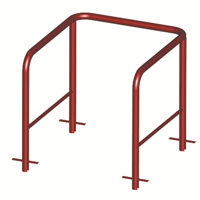 PROTECTION BARRIERE TUBE GALVANISE