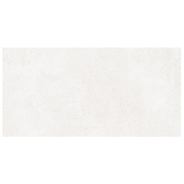 Faïence salle de bain effet béton ciré en grès cérame émaillé rectifié - Betonico - 60,0 CM x 30,0 CM - ép. 8,00 MM - Blanc gris