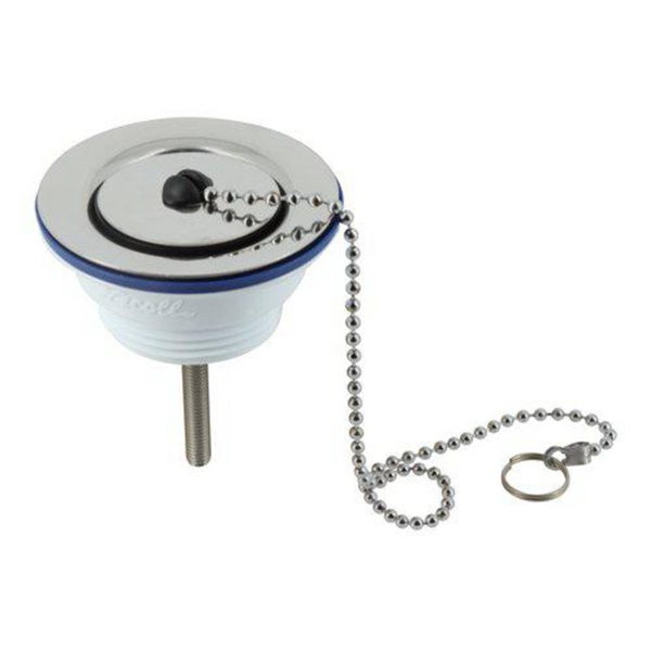 L260-BONDE LAVABO A BOUCHON-CHAINETTE