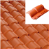 Tuile grand moule du sud - Romane Canal - terre cuite 1RC Terreal - Rouge