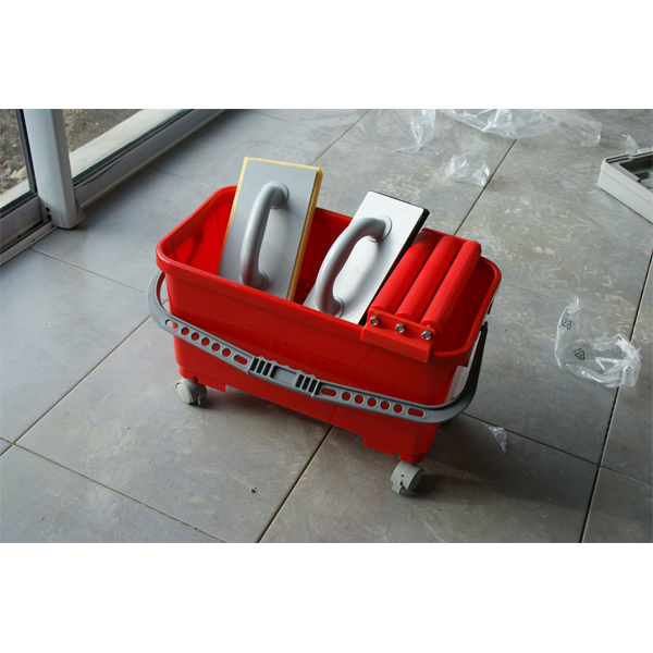 Kit à joints professionnel pour carreleur - Taliaplast - bac de 23 litres avec accessoires