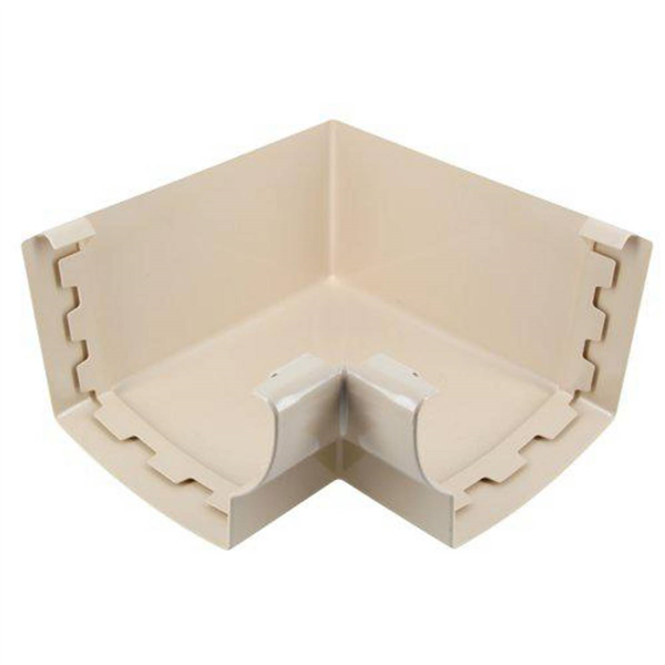 Angle intérieur à 90° Nicoll AEC38 à coller pour gouttière Ovation LG38 - Techtan Sable