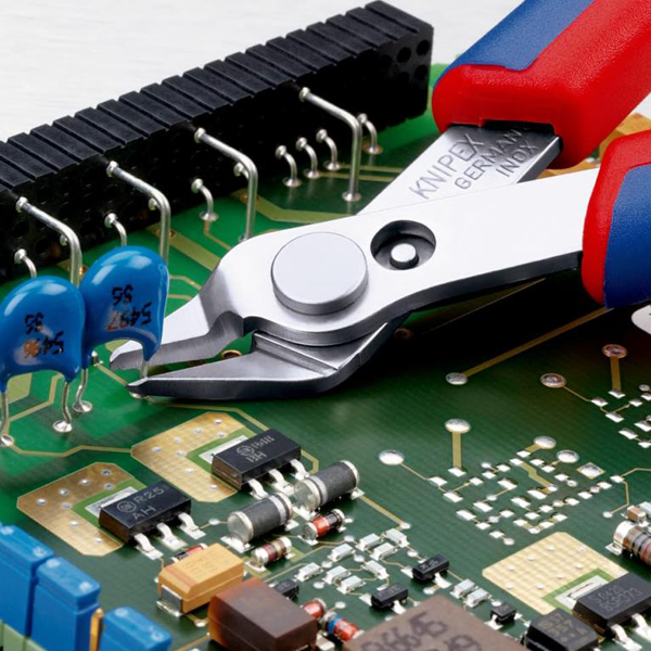 Pince coupante de côté Electronic Super Knips Knipex - Fils fins Ø 0,2 mm à mi-durs - 125 mm