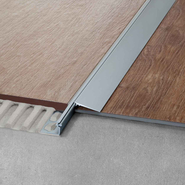 Profilé de transition réglable Schlüter Reno-VT - alu naturel anodisé mat - longueur 2,50 M