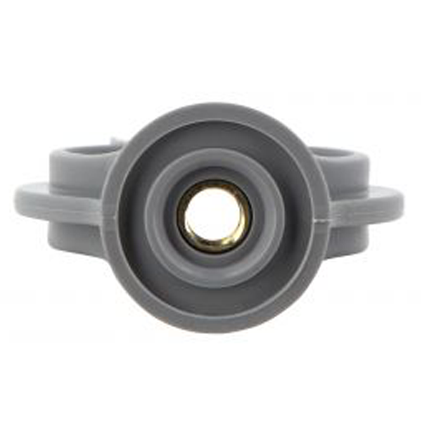 Collier de fixation forme lyre pour système d'évacuation des eaux usées - avec insert P.7/150 - polypropylène gris - Ø32 mm