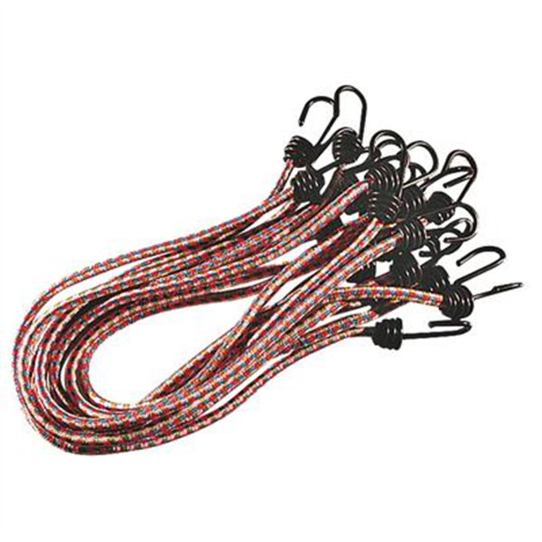 Tendeur élastique monté avec crochets - Diamètre Ø 10 mm - Longueur 100 cm - Lot de 10