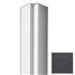 Profil d'angle intérieur pour bardage Cedral Click - aluminium laqué Schiste C18 - longueur 3,00 M