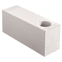 Bloc chaînage vertical en béton cellulaire - Compact 20 Ytong - 625,0 MM x 250,00 MM - ép. 200,00 MM
