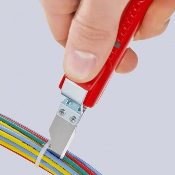 Outil à dégainer Knipex pour câbles ronds standard - Lame scalpel - Longueur 165 mm