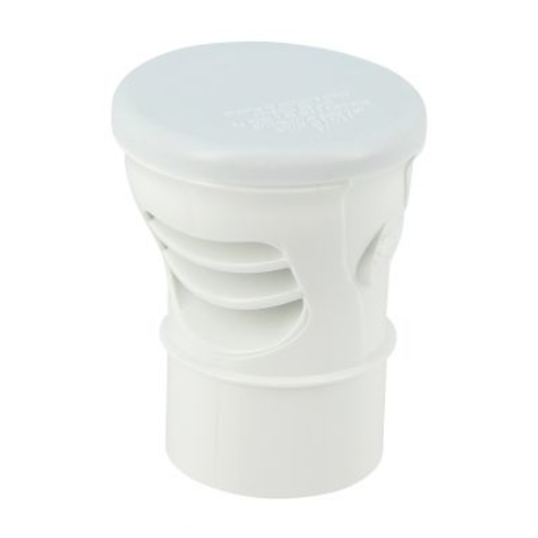 Clapet aérateur et équilibreur de pression Nicoll - Diamètre 40/32 - Mâle/Femelle - Blanc