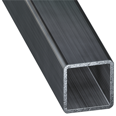 Tube carré creux acier profilé à froid 20 x 20 x 1,25 mm longueur 2 mètres