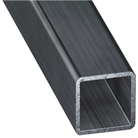 Tube carré creux acier profilé à froid 20 x 20 x 1,25 mm longueur 2 mètres